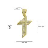 FLICKERING CROSS PENDANT | 9212092