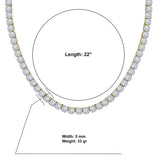 ICECUBE 5 MM Square Tennis Chain  |  961682