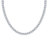 ICECUBE 5 MM 925 SILVER SQUARE TENNIS CHAIN | 9213571