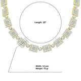 INGENIOUS 14MM Iced Out CZ Chain I 962372