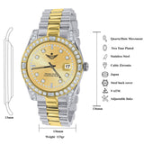MAJESTY STEEL CZ WATCH | 5303617