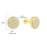 Orbicular Screw Back earrings | 9212582