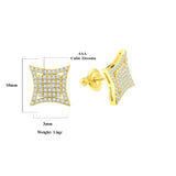 Concave Screw Back earrings | 9216112