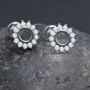 CRATER SCREW BACK EARRINGS | 9212901