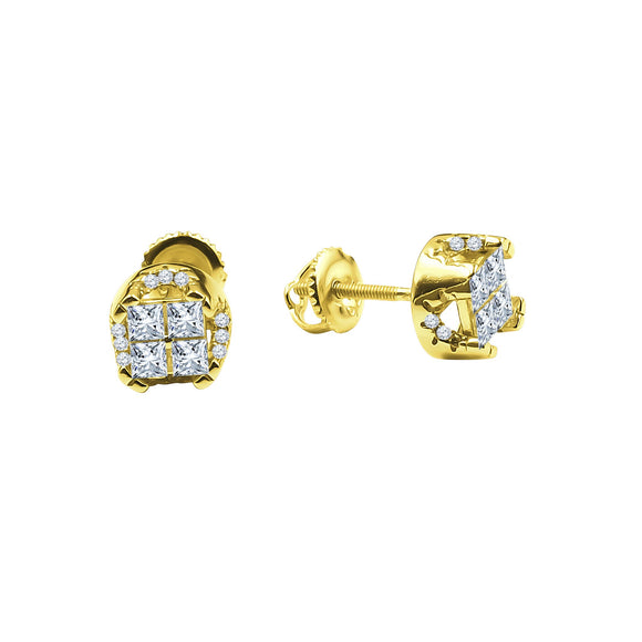Diamante Screw Back earrings | 921832