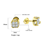 Diamante Screw Back earrings | 921832