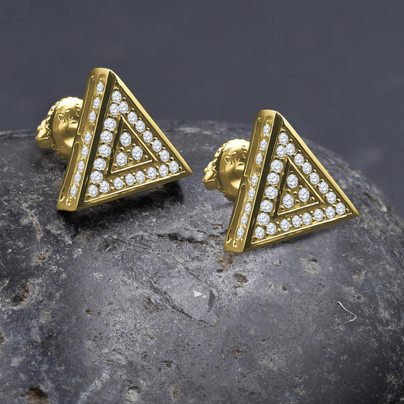 Trigonal Screw Back earrings | 921822