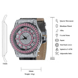 Conspicious Bling Leather Watch | 51103636