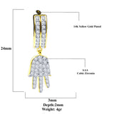 AHIMSA SILVER EARRINGS | 9214532