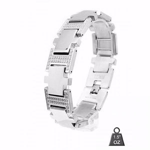 Stainless Steel bracelet with CZ 8001-1