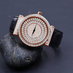 Plaltial Bling Leather Watch | 5110355