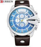 Curren MILITARY Classic Leather Strap Fashion Watch | 5402813