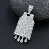 BASKETBALL JERSEY SILVER PENDANT | 9210131