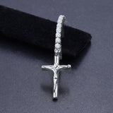 CRUCIFIXUS SILVER EARRINGS | 9214501