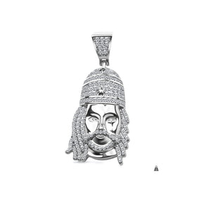 Silver-Jesus-Pendant-CZ-928691