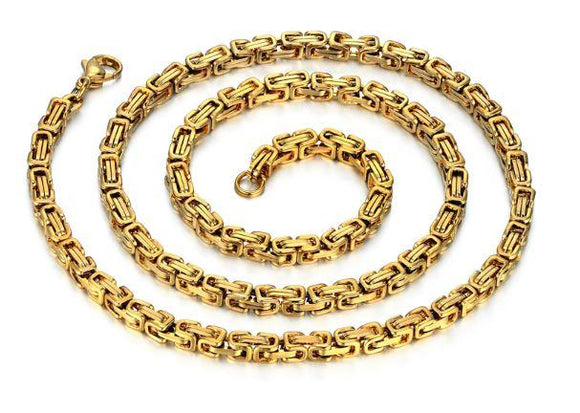 4 MM 14k Gold Plated solid 24