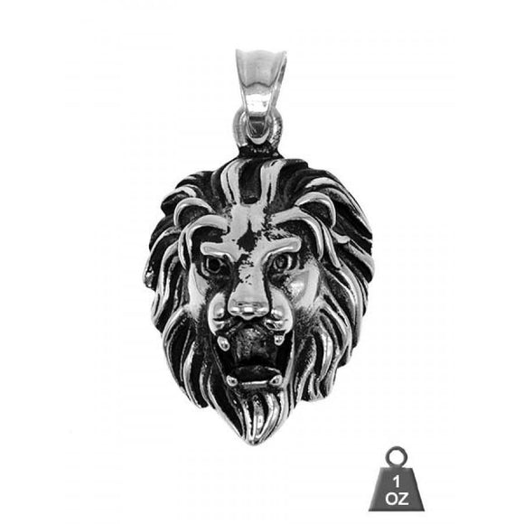 Stainess Steel Lion Pendant