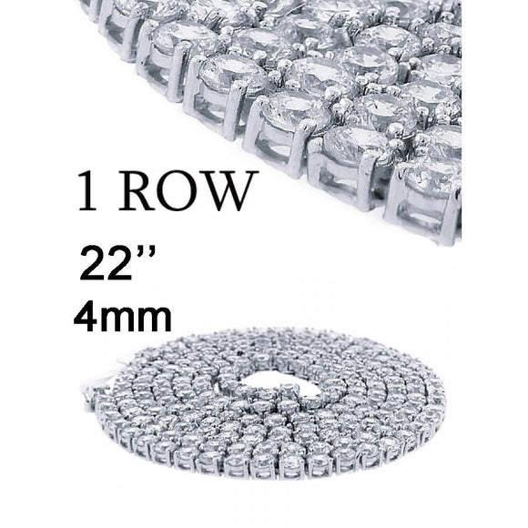 One Row Cz Chain 22