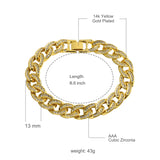 CREW 13MM Cuban Bracelet | 970482