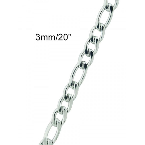 Men`s Stainless Steel Figro Chain