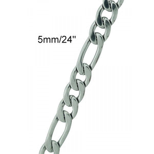 Men`s Stainless Steel Figro Chain