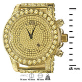 BURNISH CZ ICED OUT WATCH | 5110294