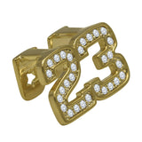 23 symbol Hip Hop Iced out Grillz