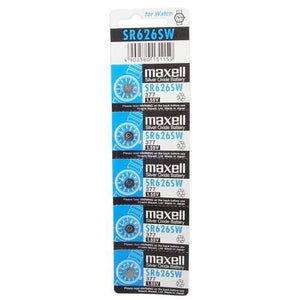 5 PCS batteries for watches-SR626SW