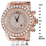 BURNISH CZ ICED OUT WATCH | 5110295