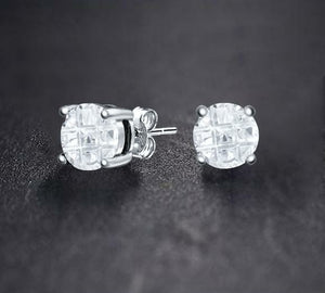 PURE Round Invisible CZ Stud | 960681